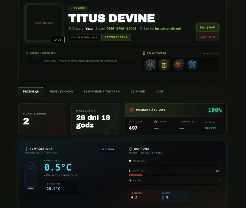 Profil gracza